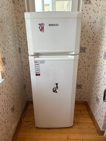 işlənmiş xaladelniklər: Б/у 2 двери Beko Холодильник Продажа, цвет - Белый