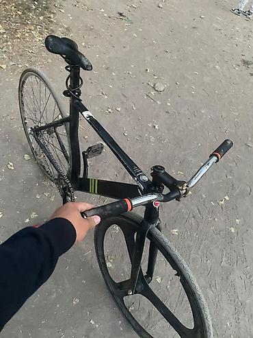 volvo 340: Фикс-байк (single speed) с нестандартной рамой и аэроколесом--jixf at8 — 2