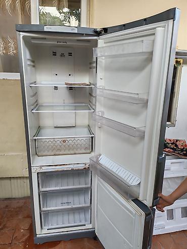 ariston işlenmiş: İşlənmiş 2 qapılı Hotpoint Ariston Soyuducu Satılır, rəng - Gümüşü — 1