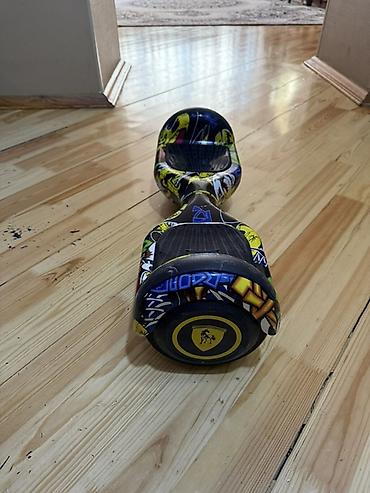 Электротранспорт: Özünü tarazlayan elektrikli hoverboard – qrafiti üslublu korpus - — 4