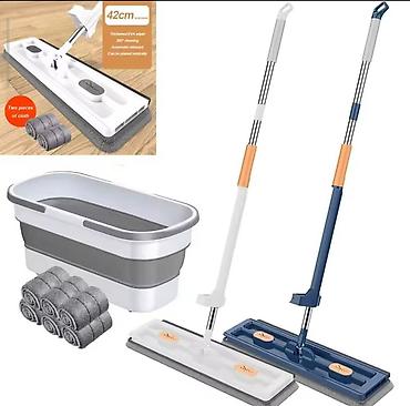 parkside pumpa: 01. Mop sa kantom i dve krpe 2700 din klopivi Set za Čišćenje: Ravni — 1