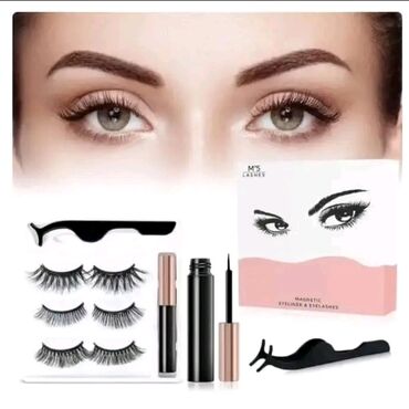 Cosmetics: 👉 Magnetne trepavice set 👈 🥰 Cena: 1.299 dinara🥰 Paket uključuje:3