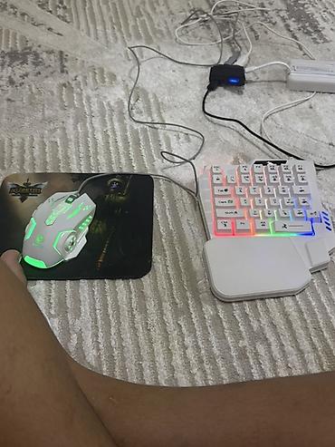 notebook: Игровой набор для ПК/консоли: одноручная клавиатура + проводная мышь + — 2
