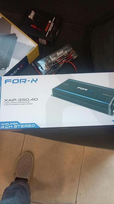 ses gucledirci: Maşın audiosu üçün gücləndirici dəst - FOR-X XAP-350.4D: 4 kanallı — 1