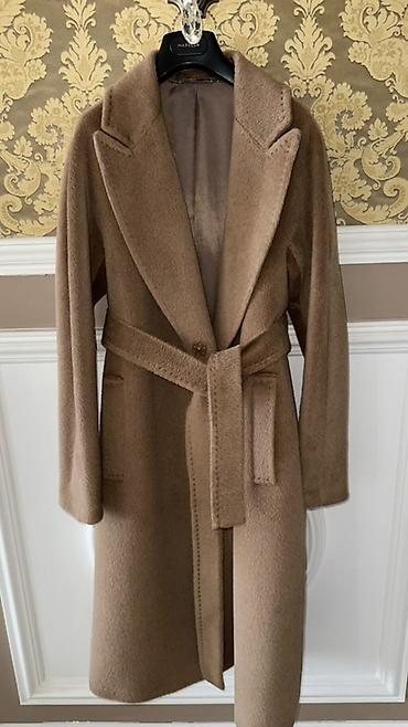 moda larissa palto: Пальто, Осень-весна, Альпака, Длинная модель, С поясом — 1