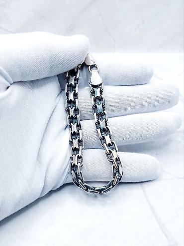 Серебряные цепочки: Цепочка, Проба 925, Мужские, Новый — 8