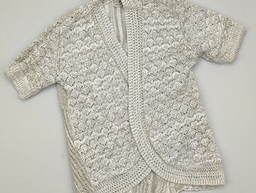 beżowa bluzki z dekoltem w serek: Knitwear, S (EU 36), condition - Very good