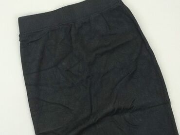 czarne spódnice ołówkowe z rozcięciem: Skirt, Mohito, XS (EU 34), condition - Good