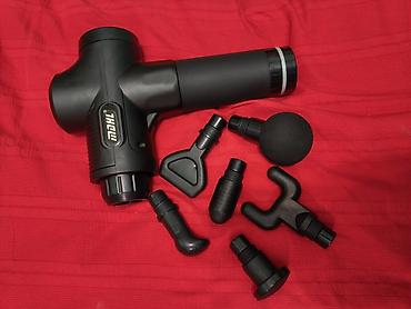 массажер massage gun: Массажный пистолет MAHL с LED-дисплеем в кейсе - Тип: перкуссионный — 7