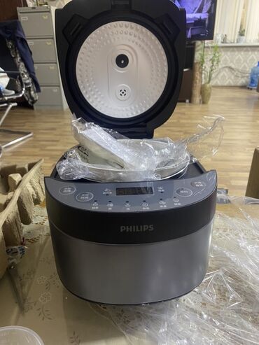 нож кухонный: Многофункциональная рисоварка Philips черного цвета с матовым