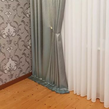 Pərdə və tüllər: Qəşəng pərdələr otağa zəriflik qatır. Ağ tül pərdələr işığı yumşaq — 9