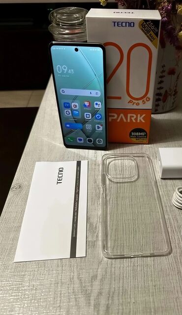 qo pro: Tecno Spark 20 Pro, 256 GB, rəng - Qızılı
