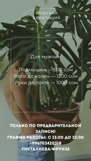 хороший эндокринолог в бишкеке отзывы: Мужская депиляция Воском 
Кроме паховой зоны