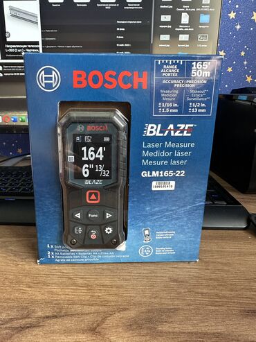Инструменты: Лазерная рулетка дальномер Bosch GLM165-22 (GLM 50-22) 50m