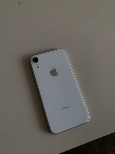 айфон ис: IPhone Xr, Колдонулган, 128 ГБ, Ак, Коргоочу айнек, Каптама, 83 %