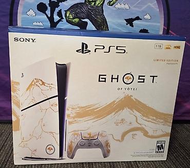 en ucuz playstation 5: Sony PlayStation 5 SLİM – Ghost of Yōtei Limited Edition - Rəsmi PS5 — 1