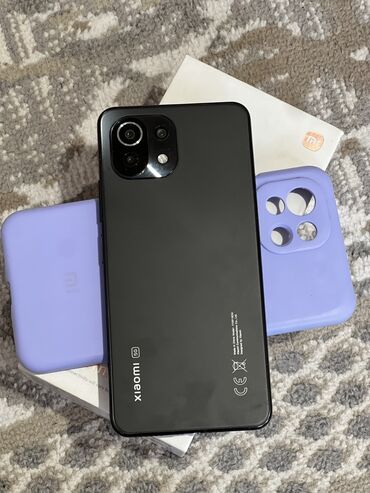 игравой телефоны: Xiaomi, Mi 11 Lite, Б/у, 128 ГБ, цвет - Черный, 2 SIM