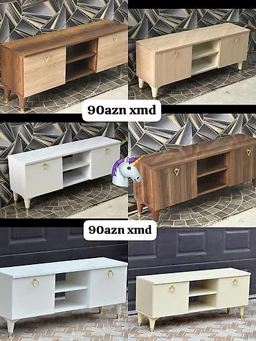 TV stendləri – modern dizayn, müxtəlif rənglərdə - Modellər: ağ