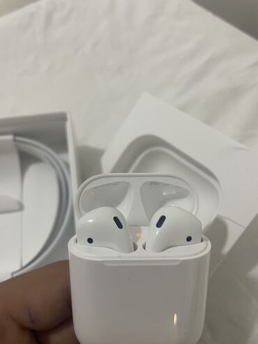 airpods qulaqciq qiymeti: Airpods 2 arginal teze islenmemis teze karobkasi acilmamis etrafli