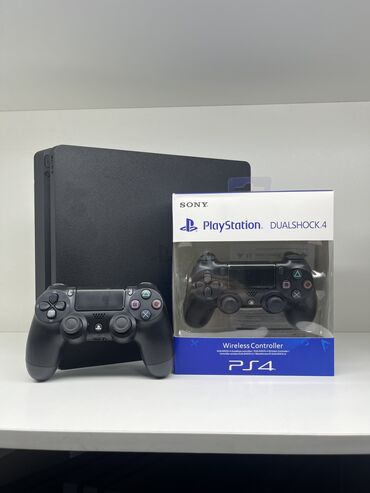 Ноутбуки: PS4 slim 10 игр скачено ✅ В комплекте: 2 джойстика ✅ Состояние