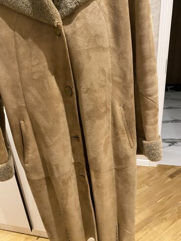 palto qadın üçün: Пальто A-Dress, M (EU 38), L (EU 40), цвет - Коричневый