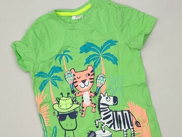 bluzka z napisem: T-shirt, Boys, 8 years, 122-128 cm, condition - Perfect