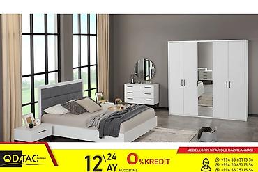 televizor atliqi: İkinəfərlik çarpayı, Dolab, 2 tumba, Komod, Rusiya, Yeni — 5