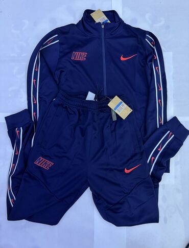 Барсетки: Мужской спортивный костюм, M (EU 38), Nike, Новый, цвет - Синий, Самовывоз