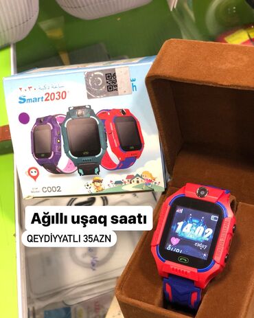 sim kartlı saat: Yeni, Smart saat, Аnti-lost, rəng - Qırmızı