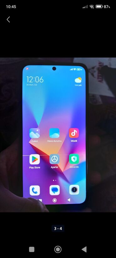 Xiaomi Note 10 Qiymet 55azn 64_4islekdir ekran isiqi azaldanda ag fon