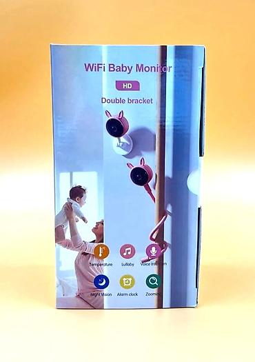 baby monitor: WiFi Baby Monitor – HD uşaq kamerasi (iki dayaqlı) Tuya Smart tətbiqi — 3