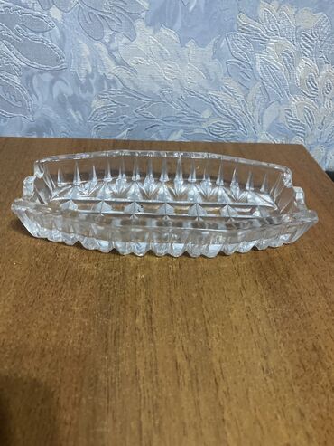 Наборы посуды: Хрустальная конфетницасалатница,пепельницаваза СССР — 7