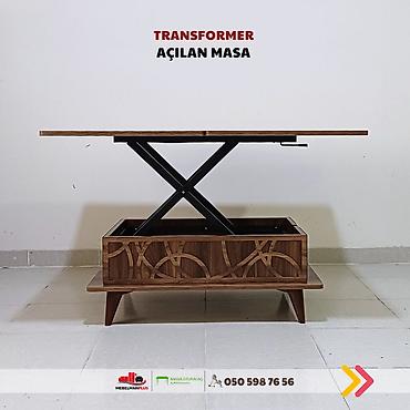 Masalar: Jurnal masası, Yeni, Transformer, Dördbucaq masa — 7