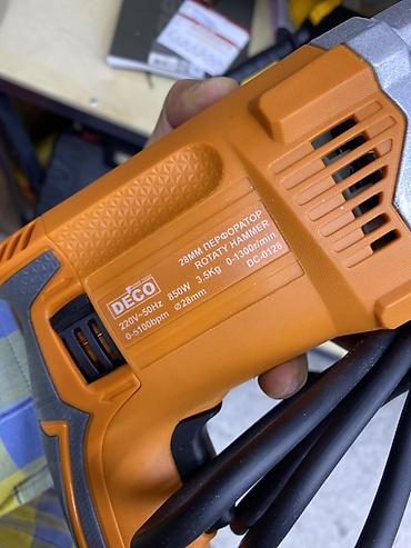 Перфораторлор: Перфоратор DECO 28 мм (Rotary Hammer) - Мощность: 850 Вт - Питание — 3