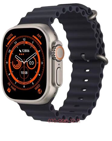 tw8 ultra watch: Yeni, Smart saat, rəng - Qara