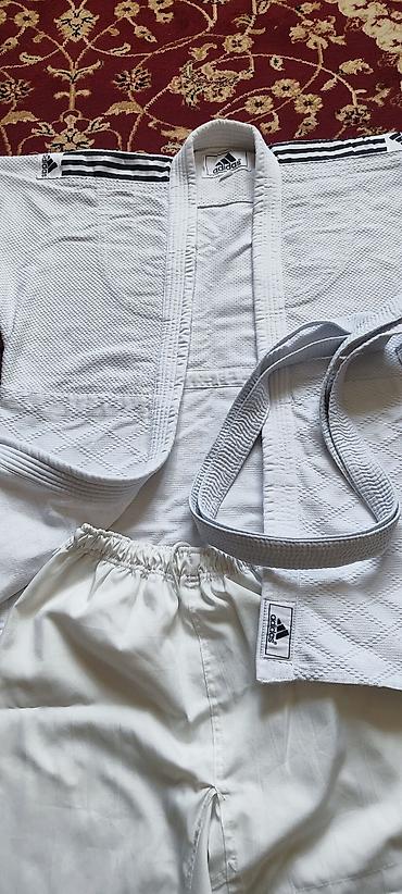 адидас баку: Adidas ağ rəngli cüdo kimono dəsti - Brend: Adidas - Komplekt: üst — 6