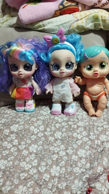 Игрушки: Плюшевые игрушки — набор Описание:Б/у - Мягкие игрушки разных — 7