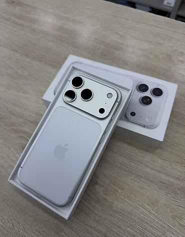iphone 14pro 128: IPhone 17 Pro, Б/у, 256 ГБ, White Titanium, Коробка, 100 % — 1