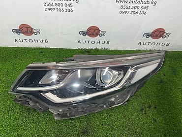 5 htp: Передняя левая фара Kia Б/у, Оригинал, Корея — 1