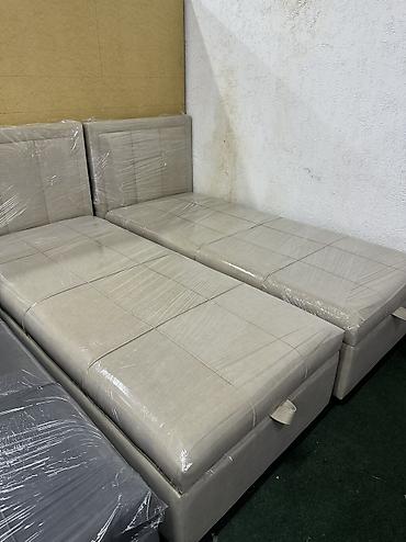 Односпальные кровати: Кровать Односпальные кровати высокого качество паралон Россия ткань — 12