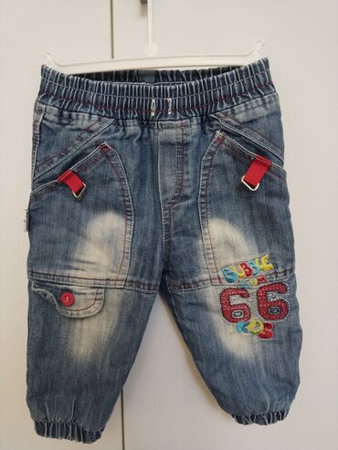 predo 5 nomre: Cins şalvar, Oğlan üçün, 9 - 12 ay