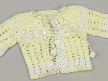 sweterek na drutach dla rocznego dziecka: Cardigan, 0-3 months, condition - Very good