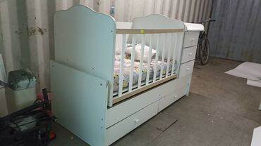 детские товары в рассрочку: Детская кровать трансформер, Другой тип, цвет - Белый