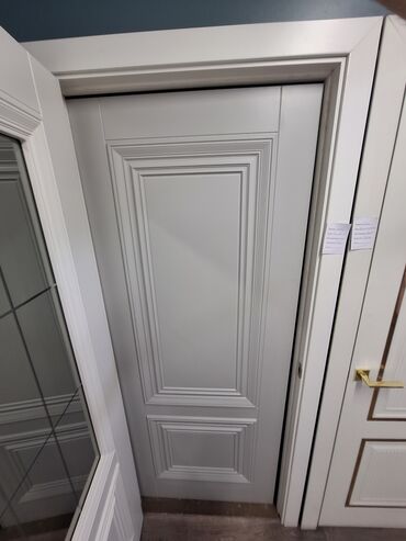 эшик темир бу: Жабык ички эшик, МДФ, Panel, Россия, түсү - Ак, 2 * x 40 см, Жаңы