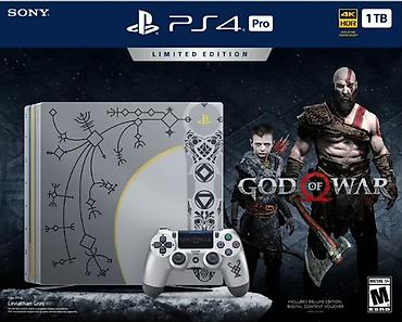ps4 gamepad: PlayStation 4 Pro – God of War Limited Edition (1TB) - Rəng və — 1