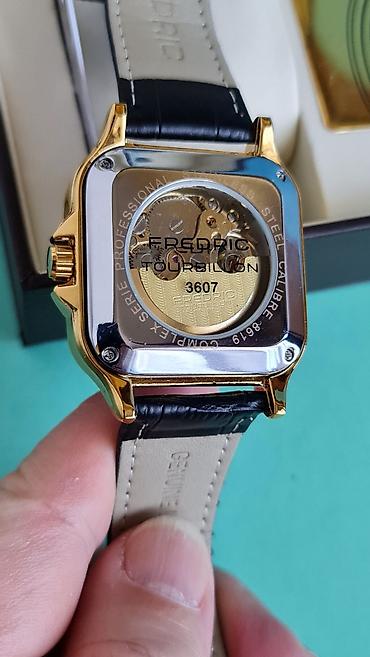 Ručni satovi: Muški mehanički ručni sat Frederic Tourbillon 3607 - Kućište — 4