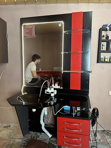 Salon, tibbi mebel dəsti: Salam bərbər mebeli problemsiz vəziyyətdədi az istifadə olunub binə — 3