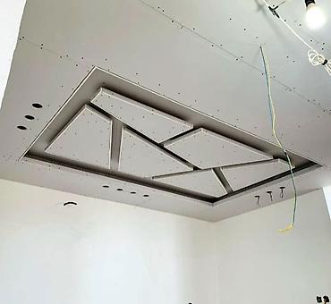 Tavan işləri: Gipsokarton asma tavan və dekorativ tavan işləri - Fərdi — 15