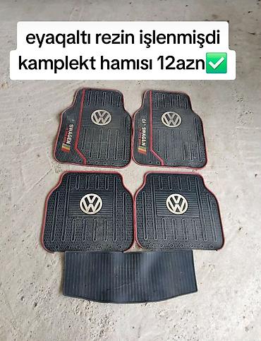 Volkswagen üçün rezin ayaqaltilar dəsti - Material: qalın elastik lalafo.az -da Volkswagen üçün rezin ayaqaltilar dəsti - Material: qalın elastik