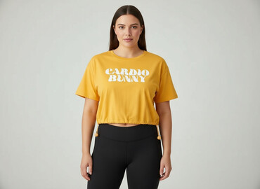 koszulka arsenal 2223 czarna: Cardio Bunny, Футболка жіноча, розмір XL